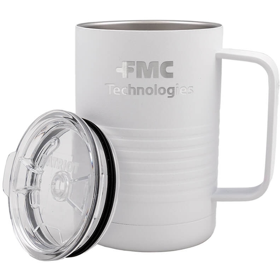 White Onboarding Promotional Gift Set - Wireless Mouse & Travel Mug