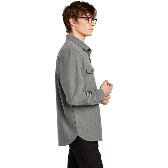 Side Mercer+Mettle&#153; Long Sleeve Custom Twill Overshirt