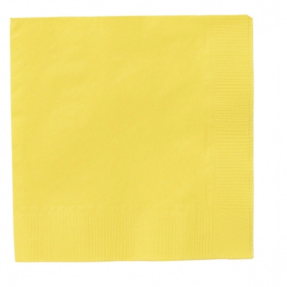 Mimosa 2-Ply Color Imprinted Beverage Napkins - 5"w x 5"h
