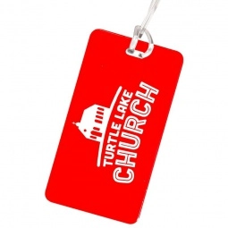 Promotional Plastic Custom Luggage Tag w/ ID Card with Logo