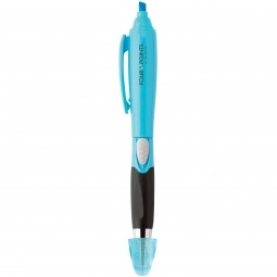 Blossom Colorful Promotional Pen & Highlighter w/ Black Grip