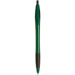 Green Colored Javelin Custom Pen w/ Black Grip