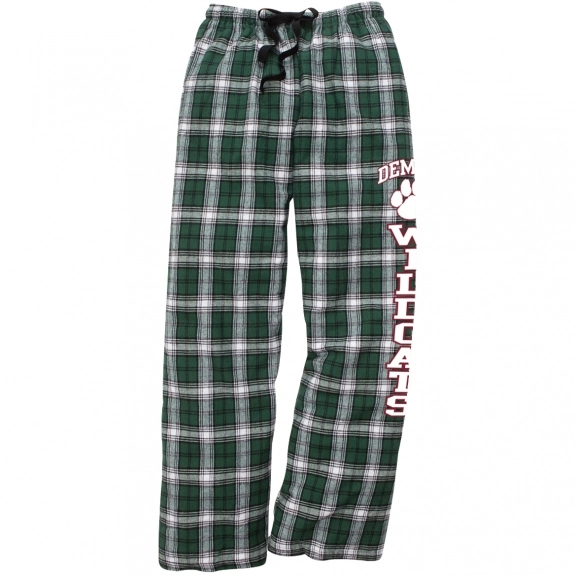 Green/White boxercraft Flannel Custom Pants