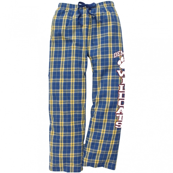 Royal/Gold boxercraft Flannel Custom Pants