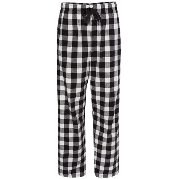 White/black boxercraft Flannel Custom Pants