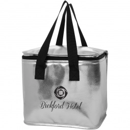 Metallic Silver - Metallic Custom Cooler Bag