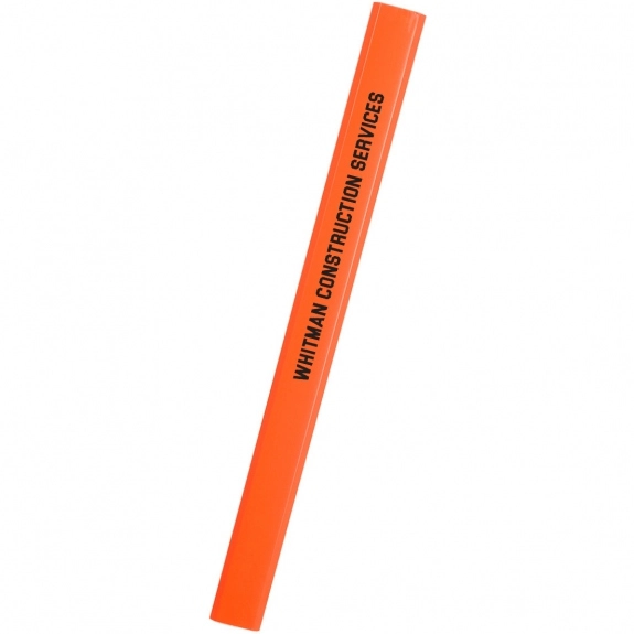 Neon Orange International Carpenter Promotional Pencil