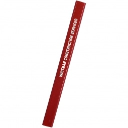 Red International Carpenter Promotional Pencil