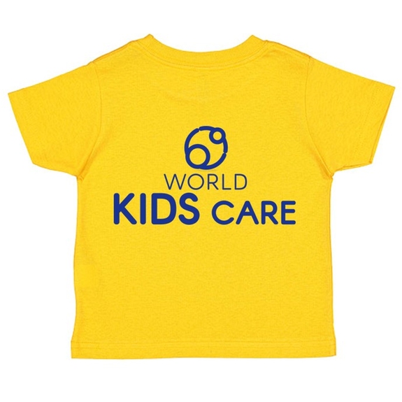 Gold - Rabbit Skins Cotton Jersey Custom Toddler Shirt