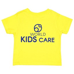 Yellow - Rabbit Skins Cotton Jersey Custom Toddler Shirt