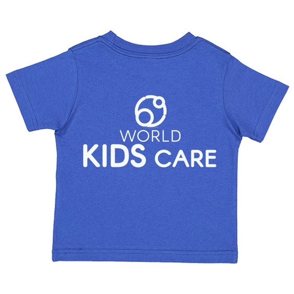 Royal Blue - Rabbit Skins Cotton Jersey Custom Toddler Shirt