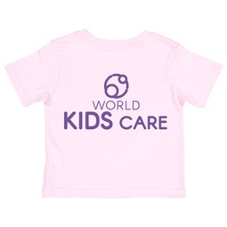 Pink - Rabbit Skins Cotton Jersey Custom Toddler Shirt