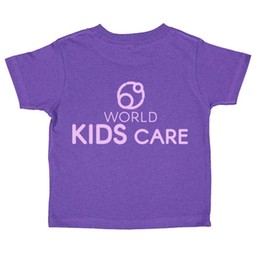 Purple - Rabbit Skins Cotton Jersey Custom Toddler Shirt