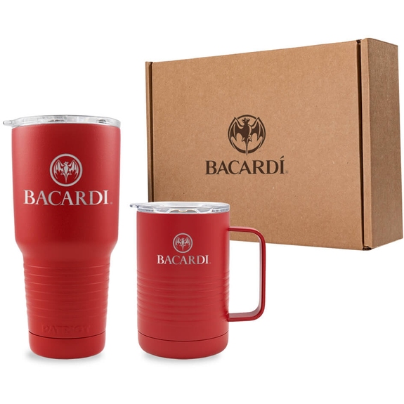 Red Patriot Hydrate Custom Tumber and Mug Combo Gift Set