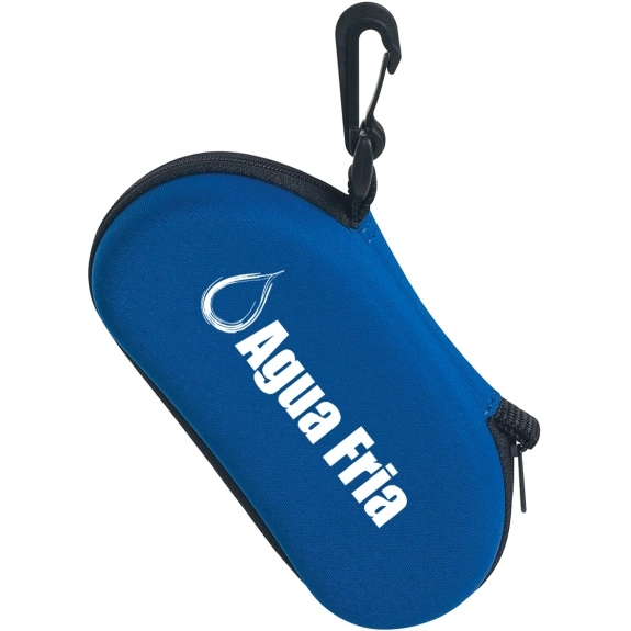 Royal Blue Hard Sunglass Custom Cases w/ Clip