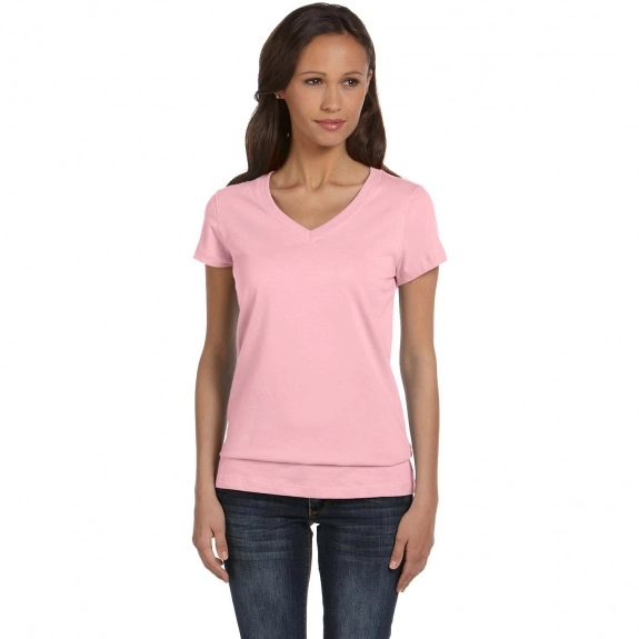 Bella Canvas Short-Sleeve V-Neck Logo T-Shirt - Women's - Colors