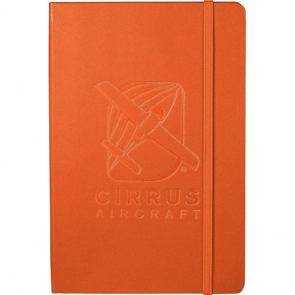 Orange JournalBook Lined Custom Journal - 5.5"w x 8.4"h