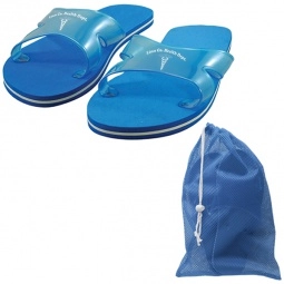 Blue Sports Custom Flip Flops