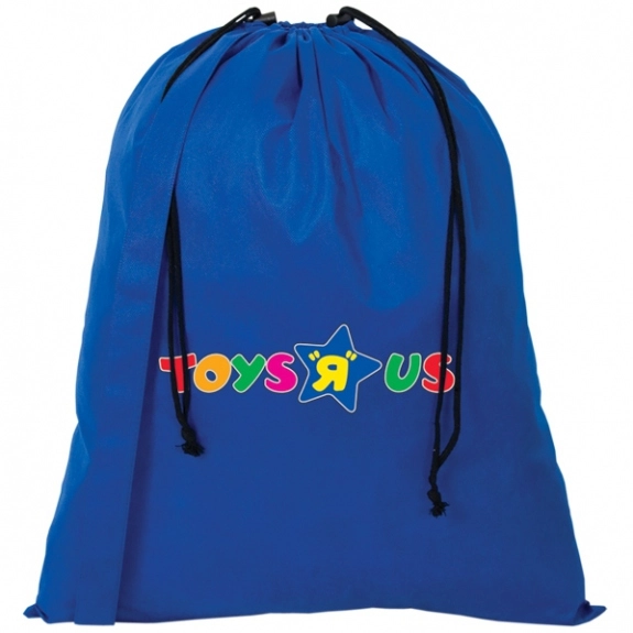 Royal Blue Non-Woven Custom Laundry Bag - 22.5"w x 27"h