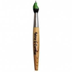 Green Paint Brush Ballpoint Custom Pen