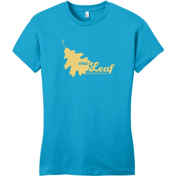 Light Turquoise District Very Important Tee Custom T-Shirts - Juniors