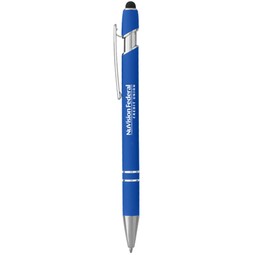 Royal blue Incline Custom Logo Stylus Pen