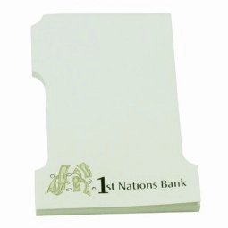 White BIC Custom Sticky Notes - Number One - 2.75"w x 3.75"h - 50 Sheets