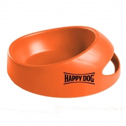 Orange Pet Custom Food Scoop Bowl - Medium