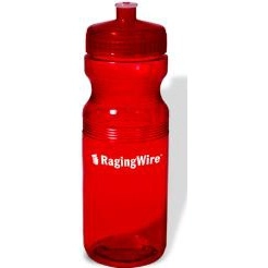 Red Squeezable Custom Sports Bottle - 24 oz.