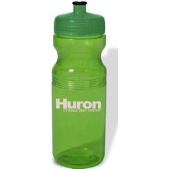 Green Squeezable Custom Sports Bottle - 24 oz.