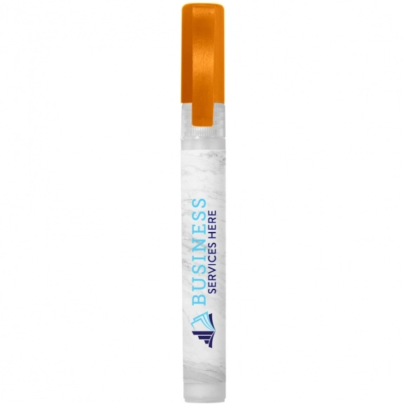 Orange Full Color Promotional Hand Sanitizer Spray Pump