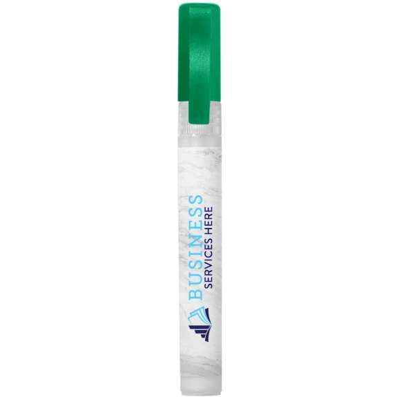 Green Full Color Promotional Hand Sanitizer Spray Pump