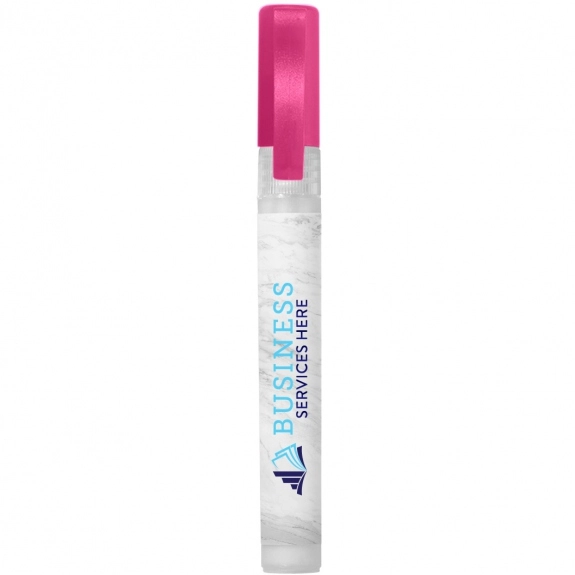 Pink Full Color Promotional Hand Sanitizer Spray Pump