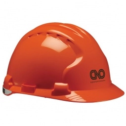 Orange Evolution Custom Hard Hat