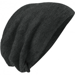 Charcoal Heather District Slouch Custom Beanie