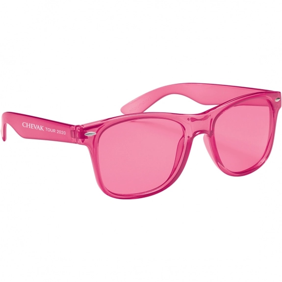 Pink - Translucent Custom Sunglasses