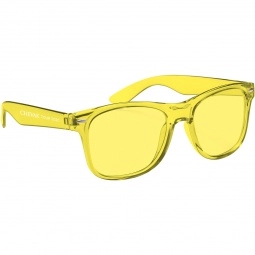 Yellow - Translucent Custom Sunglasses