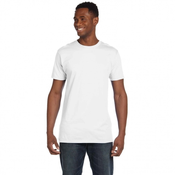 Model Hanes Nano-T Promotional T-Shirts - Men's - White