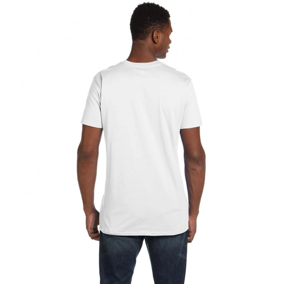 Back Hanes Nano-T Promotional T-Shirts - Men's - White