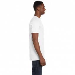 Side Hanes Nano-T Promotional T-Shirts - Men's - White