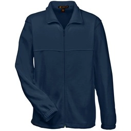 Navy - Harriton Full-Zip Custom Fleece Jacket - Men's