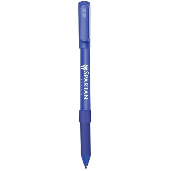 Blue Paper Mate Write Bros Promotional Stick Pen w/ Grip