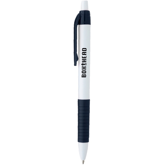 White / black - Serrano Custom Rubber Grip Pen