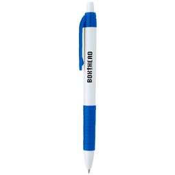 White / blue - Serrano Custom Rubber Grip Pen