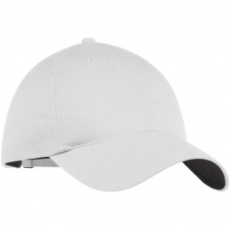 True White Nike Embroidered Unstructured Twill Promo Cap