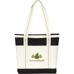 Atchison Hamptons Weekend Imprinted Tote - 15"w x 17"h x 4"d