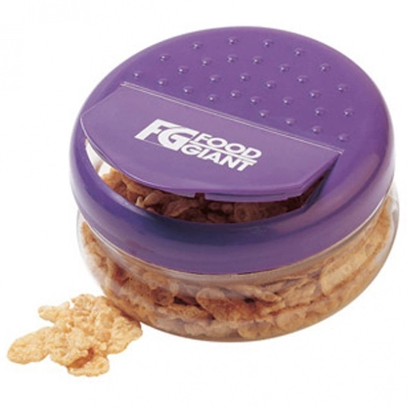 purple Lunch Snack Logo Container - 11 oz.
