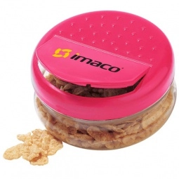 Hot pink Lunch Snack Logo Container - 11 oz.
