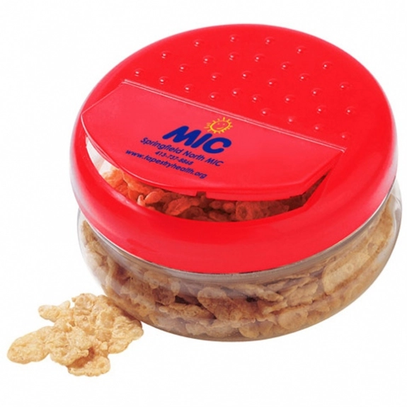 red Lunch Snack Logo Container - 11 oz.