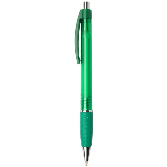 Green Newport Translucent Click Printed Pen
